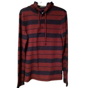 Aeropostale Ling Sleeve Thermal Hooded Henley Size Small